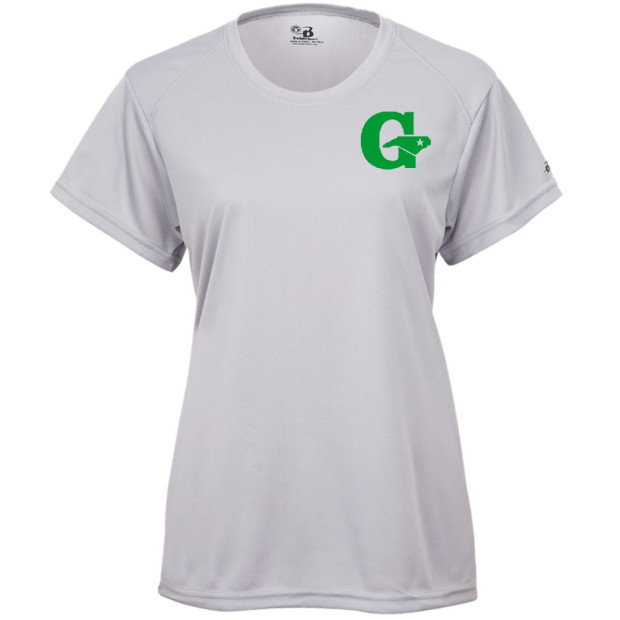 GLL All-Stars Ladies Performance Tee | Silver/Grey GLL All-Stars Ladies Performance Tee | Silver/Grey