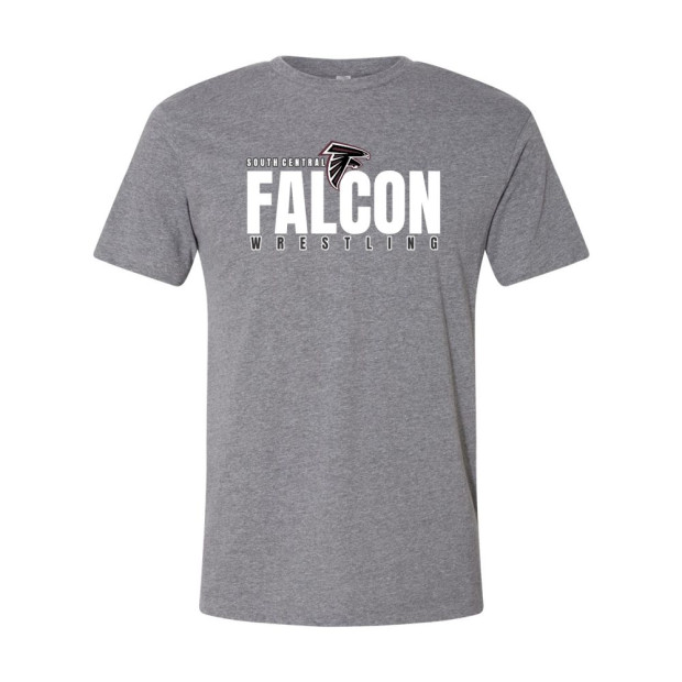 South Central Wrestling | Falcon Word Logo | Cotton Tee South Central Wrestling | Falcon Word Logo | Cotton Tee