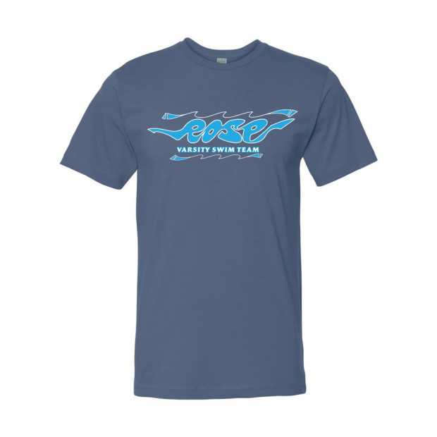JH Rose Swimming | Hand-Drawn Logo | Cotton Tee | Multiple Colors
