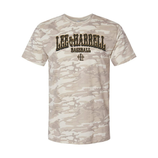 Lee & Harrell Baseball | Word Arch Logo | Cotton Tee
