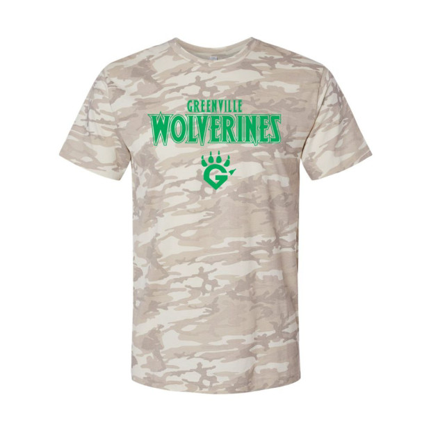 Greenville Wolverines | Cotton Tee | Word Logo