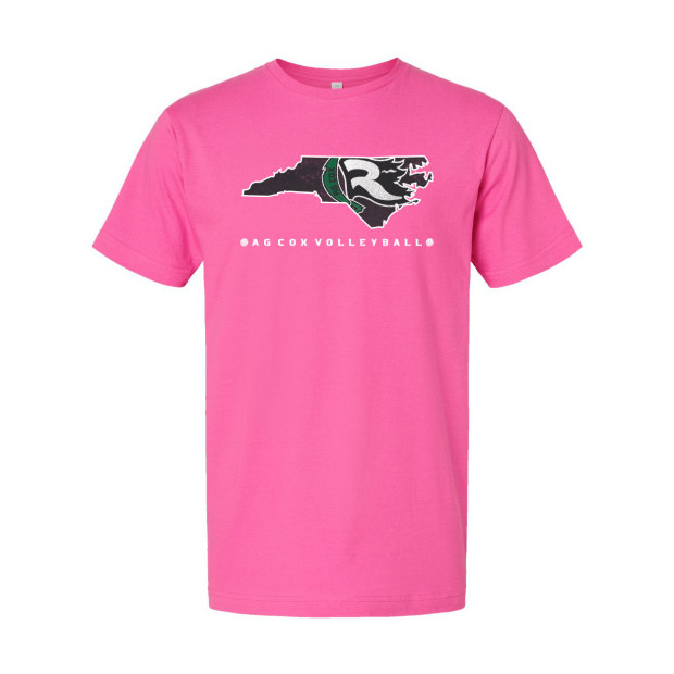 AG Cox Volleyball | Raider State | Cotton Tee | Pink Out