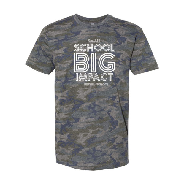 Bethel School | Big Impacy Logo | Cotton Tee | Multiple Colors Bethel School | Big Impacy Logo | Cotton Tee | Multiple Colors