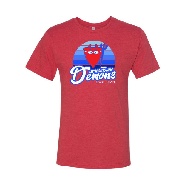 Darnestown Swim Team | Sunset Logo | Cotton T-Shirts
