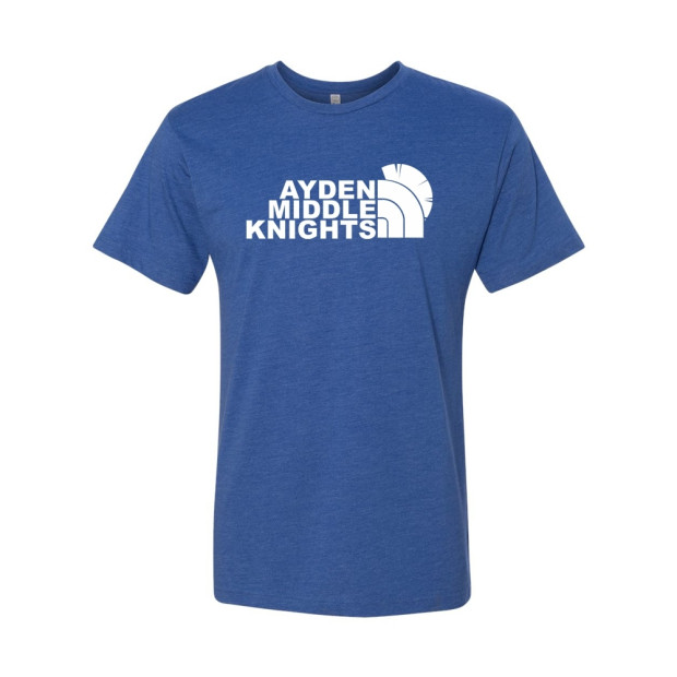 Ayden Middle | Ayden Middle Knights Logo |Cotton T-Shirt | Multiple Colors Ayden Middle | Ayden Middle Knights Logo |Cotton T-Shirt | Multiple Colors