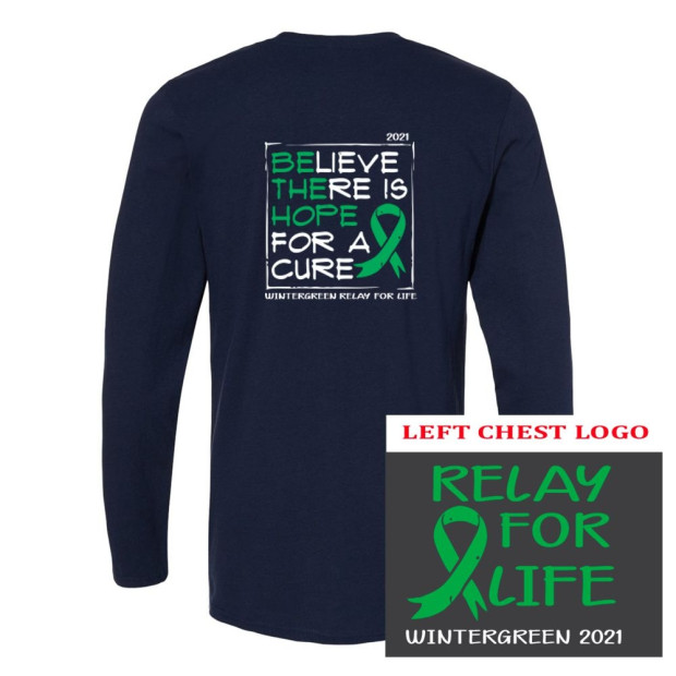 Wintergreen Relay for Life | Long-Sleeve Cotton Tee | ORDER DEADLINE 3/15