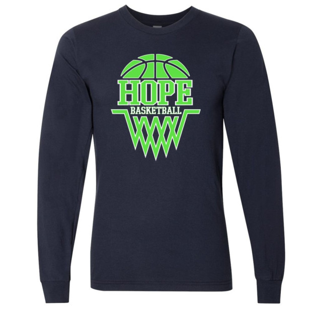 Hope Boys Basketball | Long-Sleeve Cotton Tee Hope Boys Basketball | Long-Sleeve Cotton Tee
