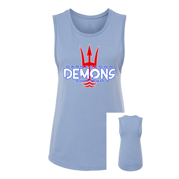 Darnestown Swim Team | Block Logo | Muscle Tank Top