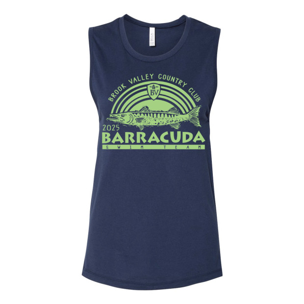 Brook Valley CC Barracuda Swim Team Women's Muscle Tank 