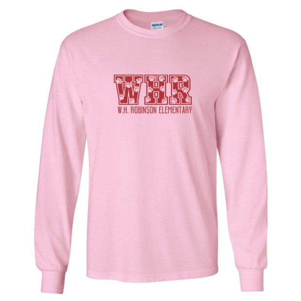 WH Robinson Elementary School Long-Sleeve Tee | WHR Paws WH Robinson Elementary School Long-Sleeve Tee | WHR Paws