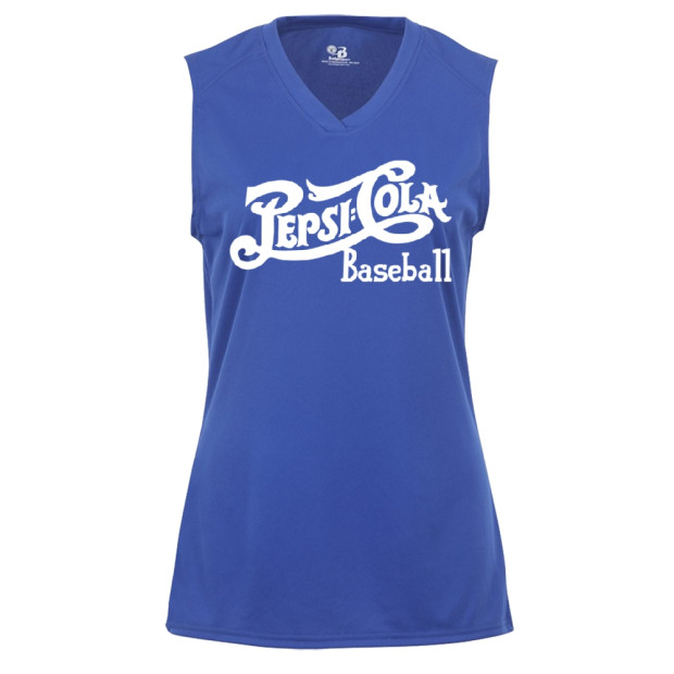 Pepsi Ladies Sleeveless V Neck Performance Tee