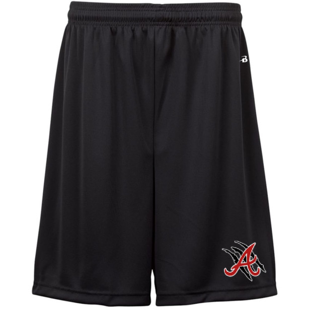E B Aycock Football Badger Black Solid Shorts E B Aycock Football Badger Black Solid Shorts