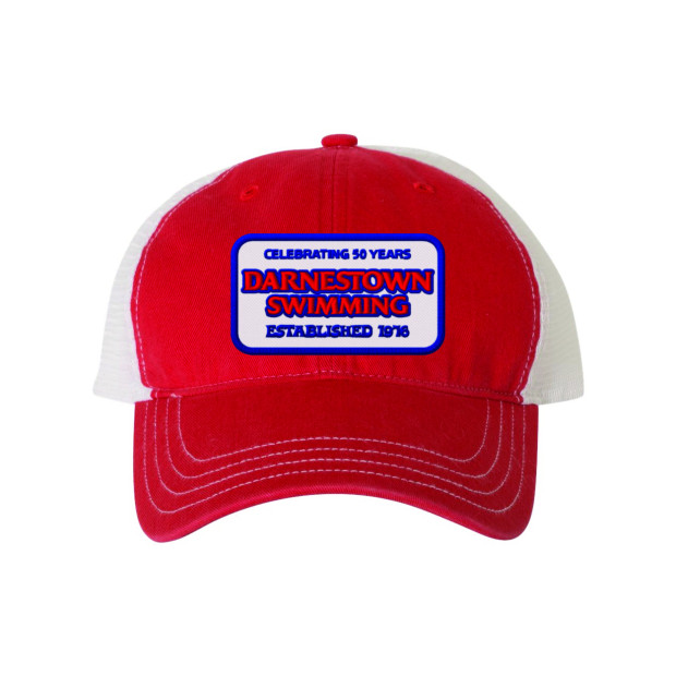 Darnestown Swim Team | Patch Hat | Garment-Washed Trucker Cap