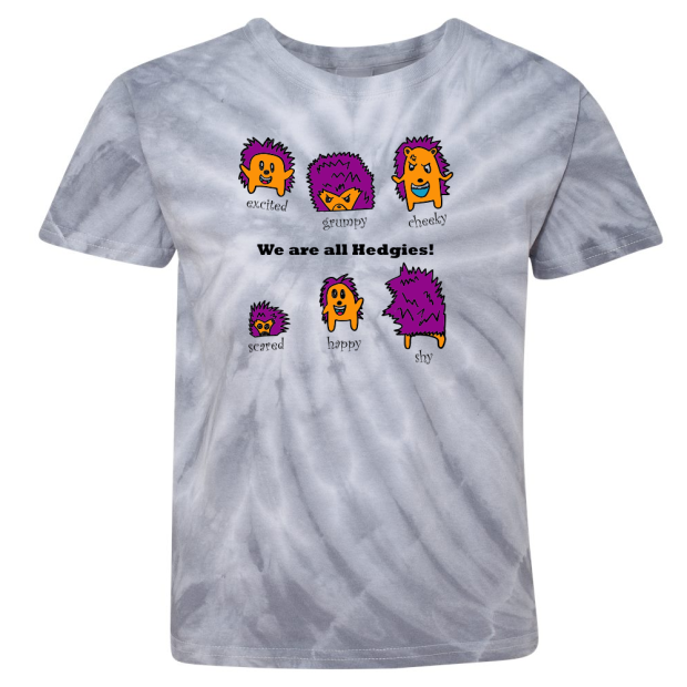 Holly Grove Elementary | We Are Design | Tie Dye Cotton Tee | Silver Holly Grove Elementary | We Are Design | Tie Dye Cotton Tee | Silver