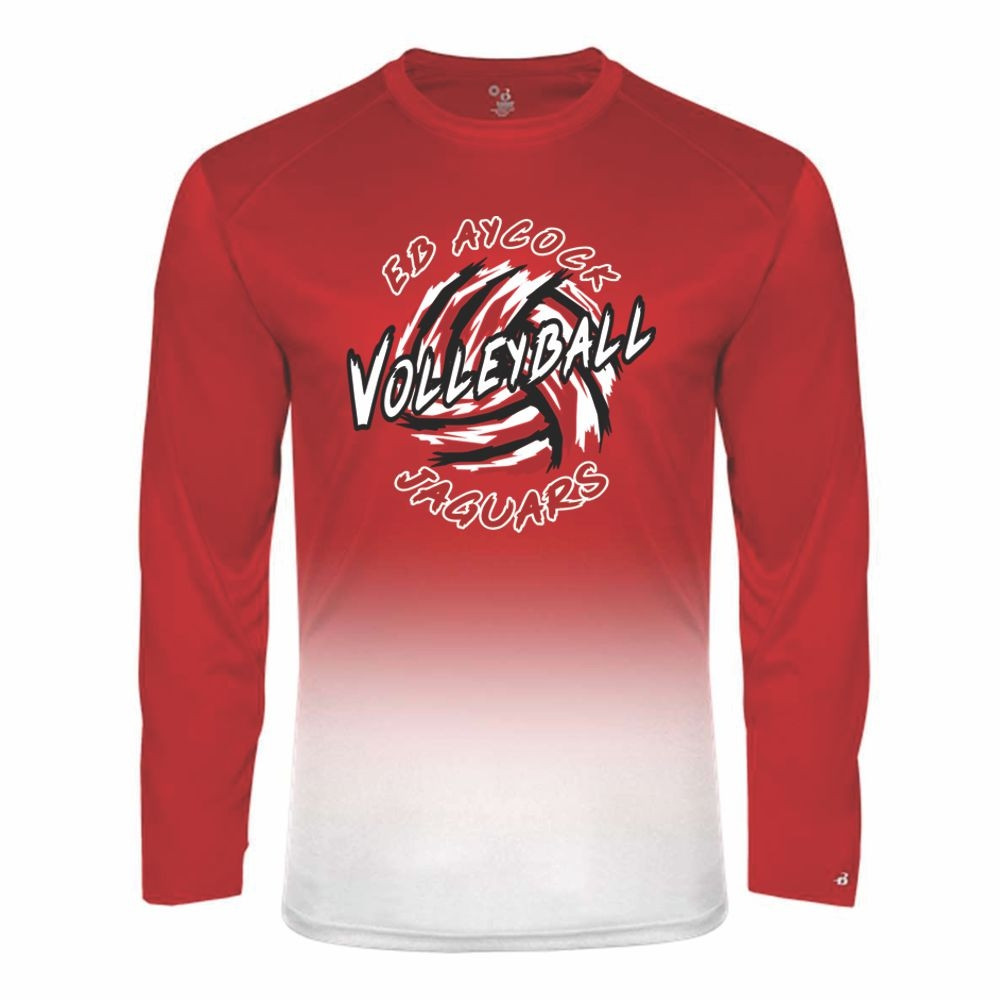 Temerity Liever inhoud EB Aycock Volleyball Ombre Long-Sleeve Performance T-Shirt | Screen  Printing | Online Stores | Custom T-Shirts l Greenville, NC