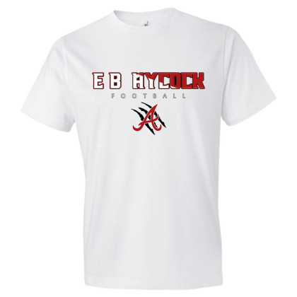 E. B. Aycock Football Cotton Tee | Word Logo | Multiple Colors