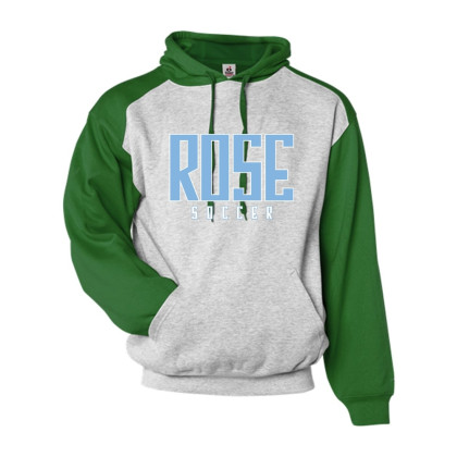 JH Rose Soccer |  Adult Athletic Fleece Sport Hood | Word Logo