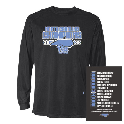 2025 North Carolina Champions | Long-Sleeve Performance Tee | Proceeds Benefit the Team