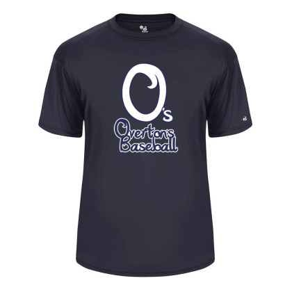 Oveton's Baseball | Cursive O Logo | Basic Performance Tee