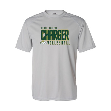 Ayden-Grifton Volleyball | Charger Word Logo | Performance Tee