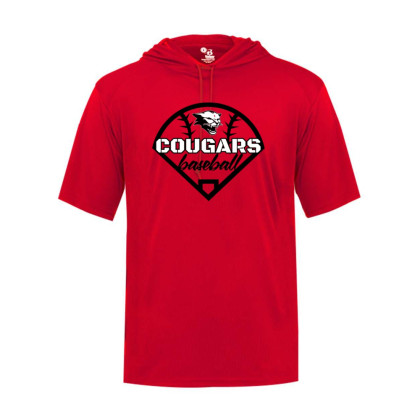 GR Whitfield Baseball | Short-Sleeve Hooded Performance T-Shirt 