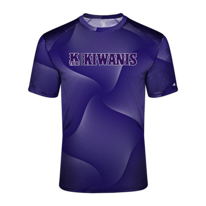 Kiwanis Baseball | Word Block Logo | Warp Tee