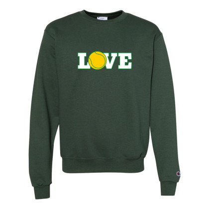 Baywood Racquet Club | LOVE Logo | Champion - Powerblend Crewneck Sweatshirt