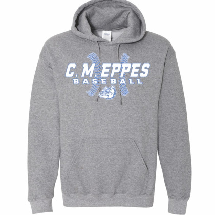 Eppes Baseball | Cotton Hooded Sweatshirt | Multiple Colors