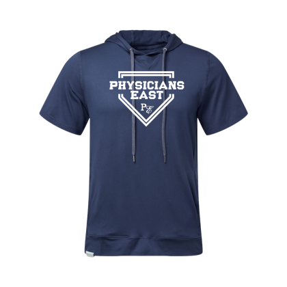 PE Baseball | Plate Logo | Ventura Soft Knit Short Sleeve Hoodie