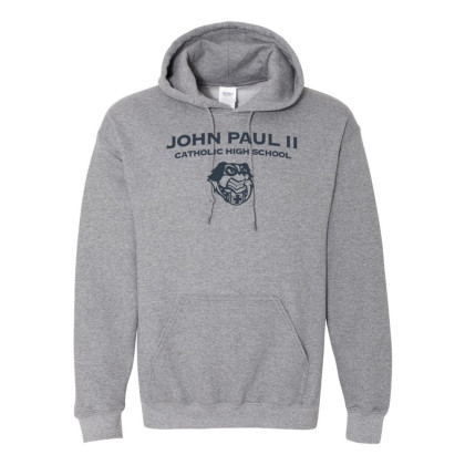 John Paul II | Mascot Arch | Cotton Hooded Sweatshirt | Multiple Colors