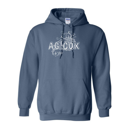 AG Cox Middle | Cotton Hooded Sweatshirt | Swirl Design