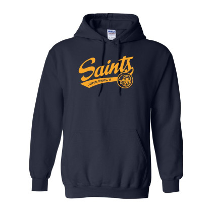 John Paul II | Saints Script | Cotton Hooded Sweatshirt | Multiple Colors