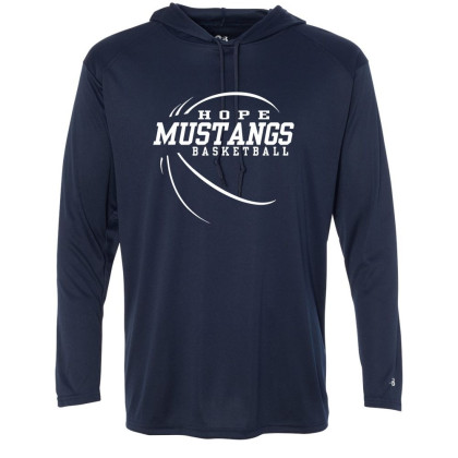 Hope Boys Basketball | Old School Logo |  Hooded Performance T-Shirt