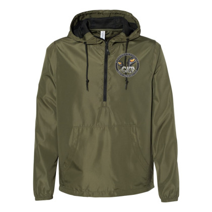 GPD | Criminal Apprehension Team | Lightweight Quarter-Zip Windbreaker Pullover Jacket