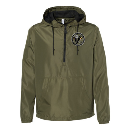 GPD | Violent Crime | Lightweight Quarter-Zip Windbreaker Pullover Jacket