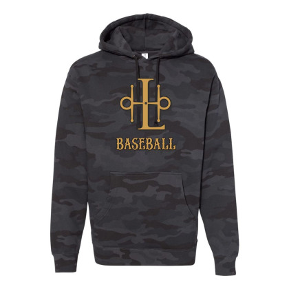 Lee & Harrell Baseball | LH Logo | Cotton Hooded Sweatshirt