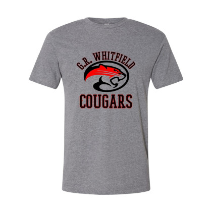 GR Whitfield | Cougar Head Logo | Cotton Tee | Multiple Colors