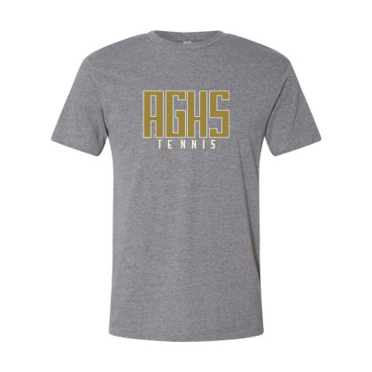 AGHS Tennis | Word Logo | Short-Sleeve Cotton Tee