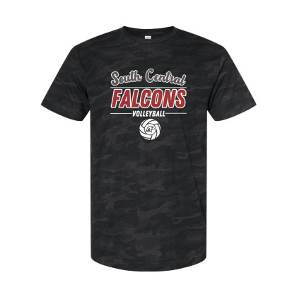 South Central Volleyball | Script Logo | Cotton Tee