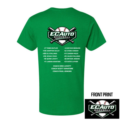 EC Auto | 2026 Roster | Cotton Tee | Sizes Whole Family