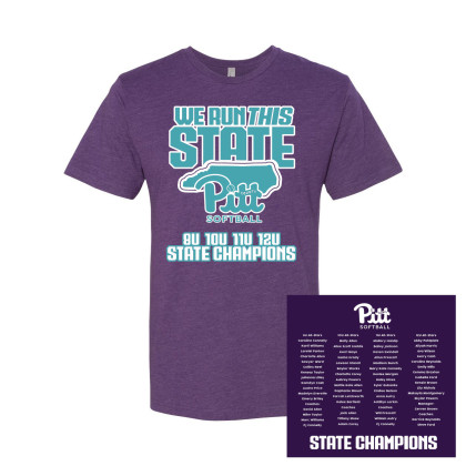 We Run This State | PCGSL 2025 North Carolina Champions | Short-Sleeve Cotton Tee