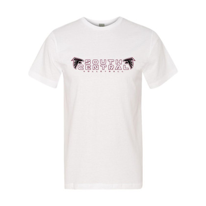 South Central Volleyball | Cotton Tee | SC Word Design | Multiple Colors