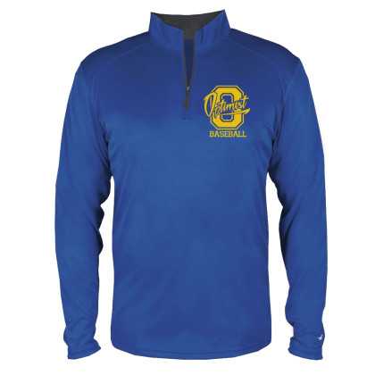 Optimist 1/4 Zip Lightweight Performance Tee | Small Logo