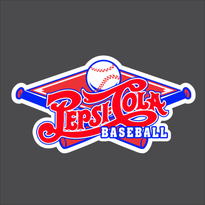 Pepsi Baseball Car Window Sticker