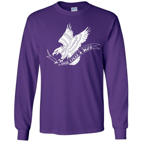 White Eagle | Long-Sleeve Cotton Tee | Multiple Colors