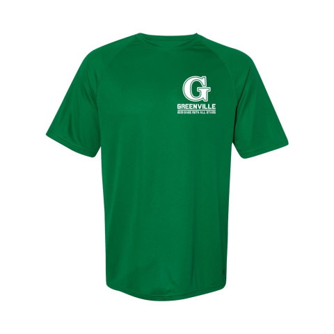 Green Warm-Up T-Shirt | Babe Ruth Greenville All-Stars