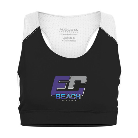 EC Beach | All Sport Sports Bra | EC Blue Logo