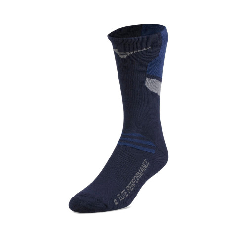 Mizuno RUNBIRD CREW SOCKS | Navy | PLAYER REQUIRED