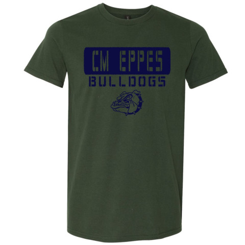 CM Eppes Cotton Tee | Stencil Design | Multiple Colors