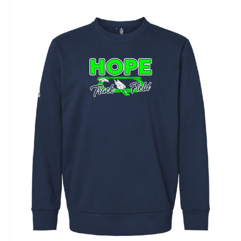 Hope Track & Field adidas Climawarm Fleece Crew Top | Navy